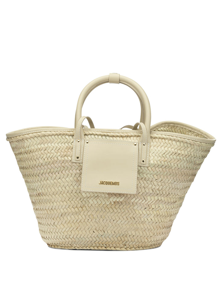 Jacquemus Le Panier Soli Handbags - Beige | 5f7ca2c4a3c0eced0c462025def9e7814cd0afe5