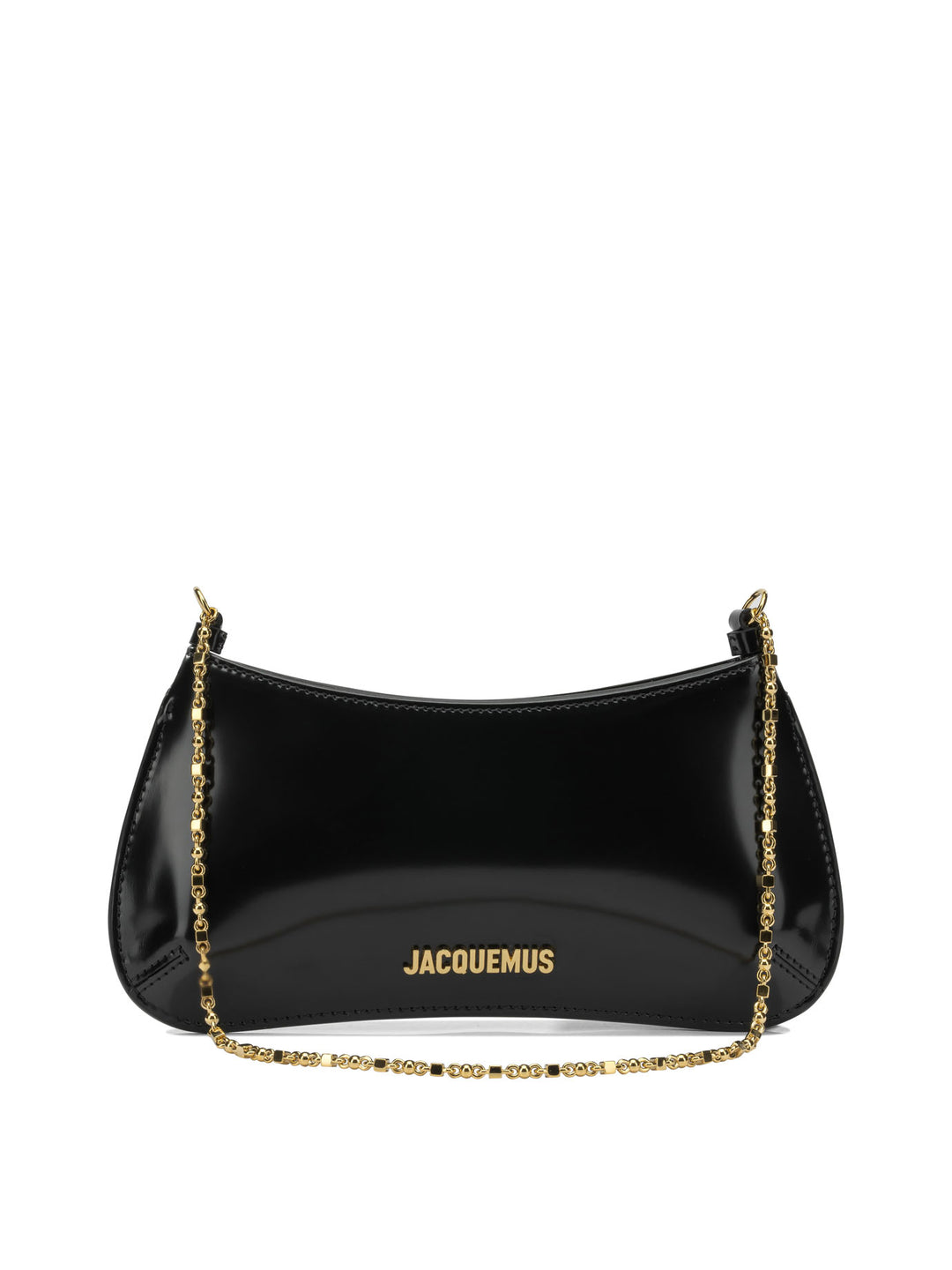 Jacquemus Le Petit Bisou Chaine Shoulder Bags - Black | 1dcc91879bdb3bc500408a5955152487c327197c