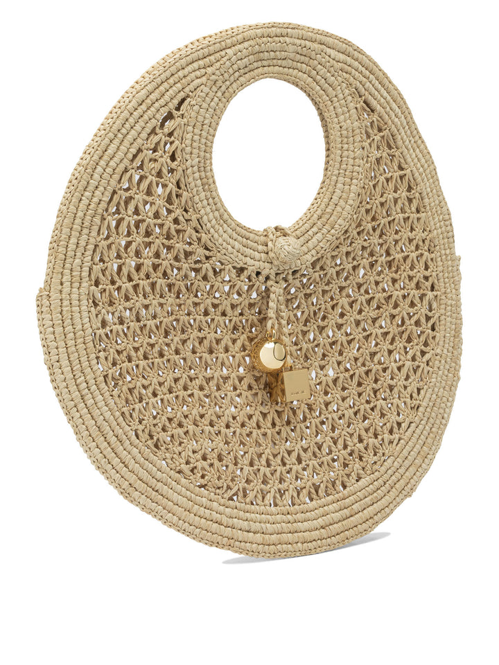 Jacquemus Le Petite Rond Beach Handbags - Beige | d655ef4e4f5ccd41756df390106bbb4d41f91db5
