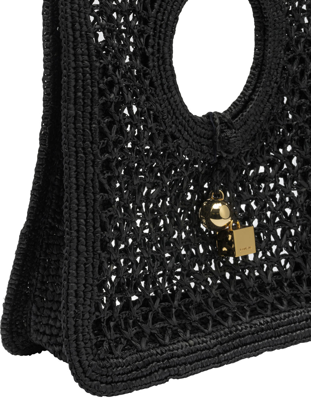 Jacquemus Le Petite Carre Spiaggia Handbags - Black | 333124d70fa124169d1767e88f87942ee7b879dd