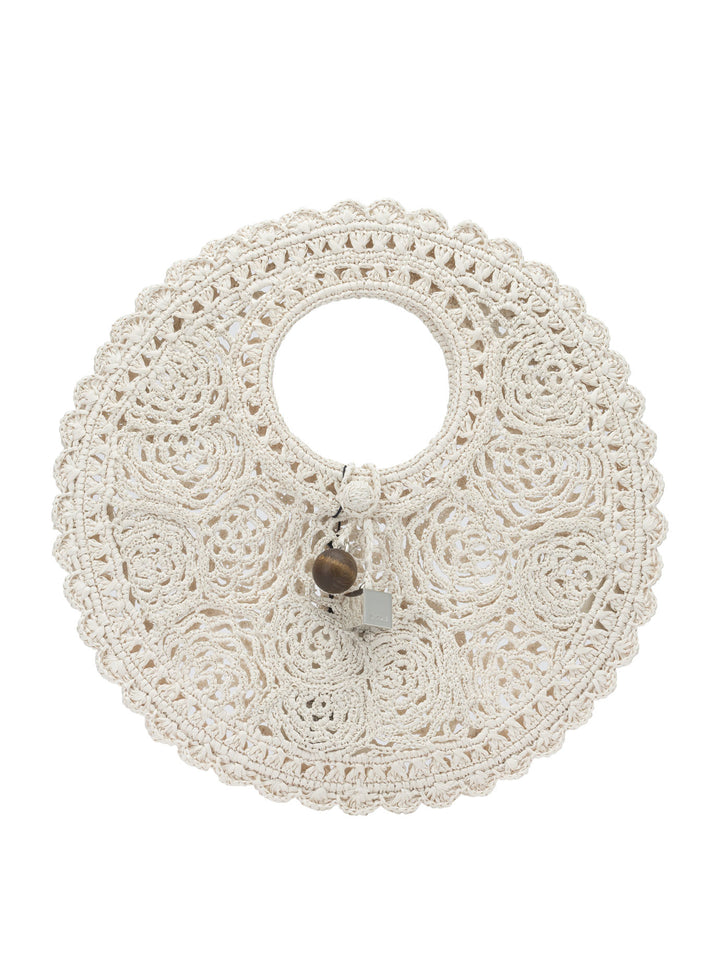 Jacquemus Le Petit Rond Spiaggia Handbags - White | fa5eacef4f6004d9ffb26b757f7c14e630ef80b3