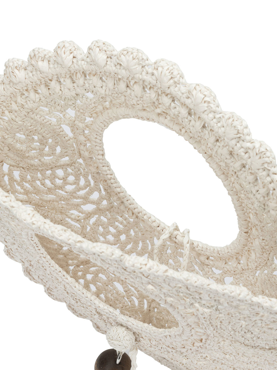 Jacquemus Le Petit Rond Spiaggia Handbags - White | 5e8d3ccfdba7a3887d93812083e98959b0c75b62