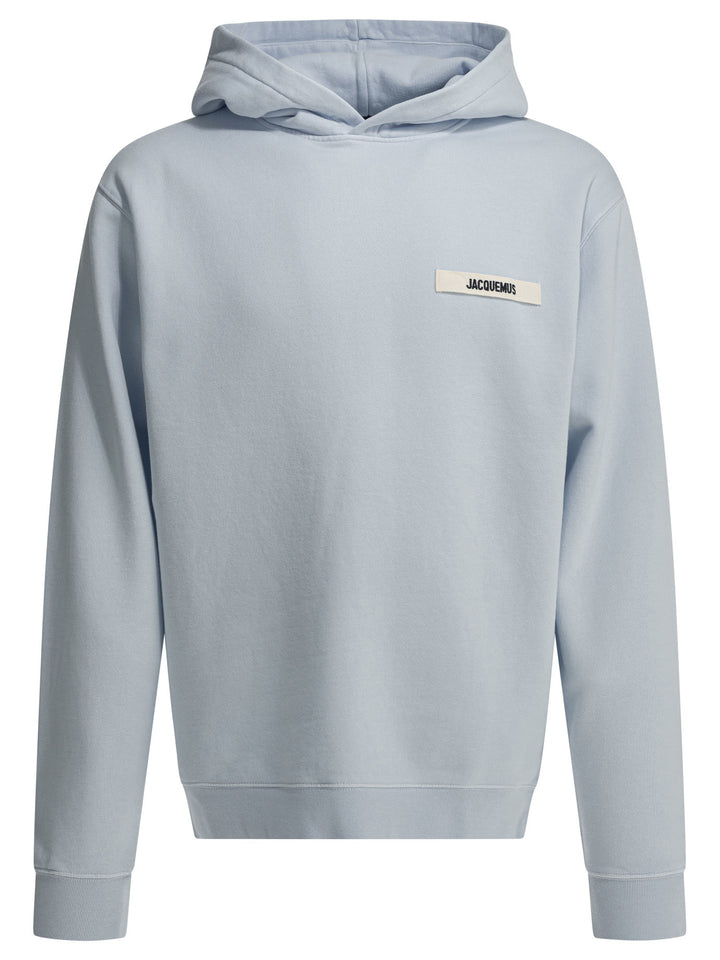 Jacquemus Gros Grain Sweatshirts - Light blue | 659fb913ba7357024af0f0a8c5bd2d7fa49cd8d9