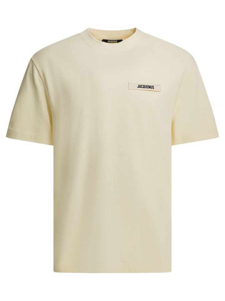 Jacquemus Gros Grain T-shirts - Beige | 1c95f0f6c94aa14aa4301dd34e2aa138677a6477