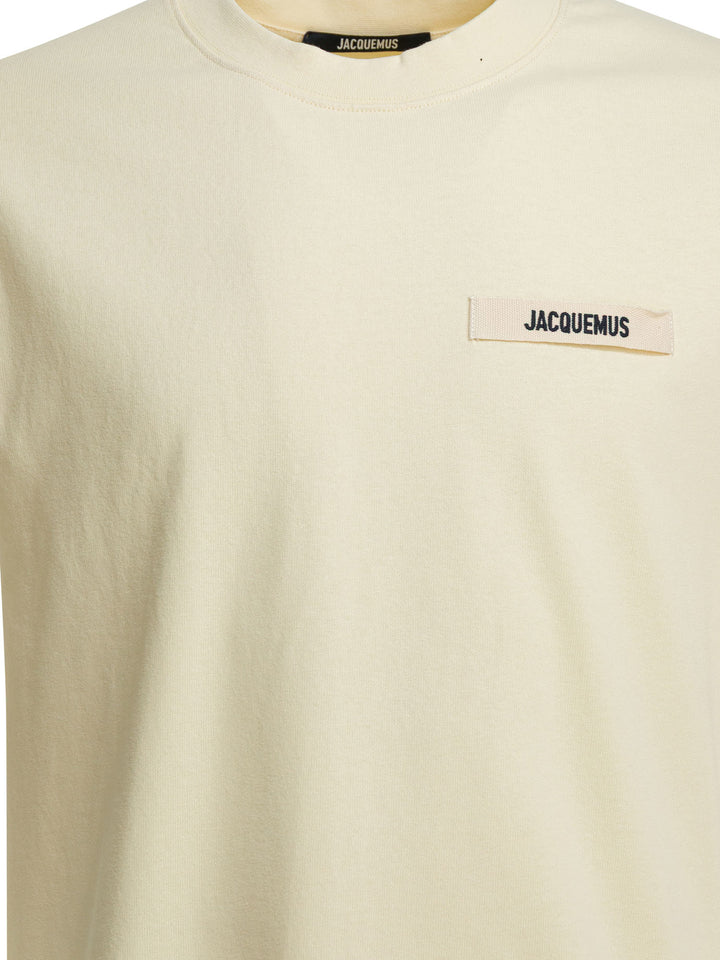 Jacquemus Gros Grain T-shirts - Beige | 446e629915acd6eab28027cf1fddb1935e191b61