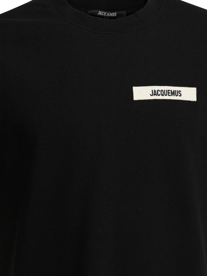 Jacquemus Gros Grain T-shirts - Black | e8a69a9c377ba32585ee11e645feaba12c190d6b