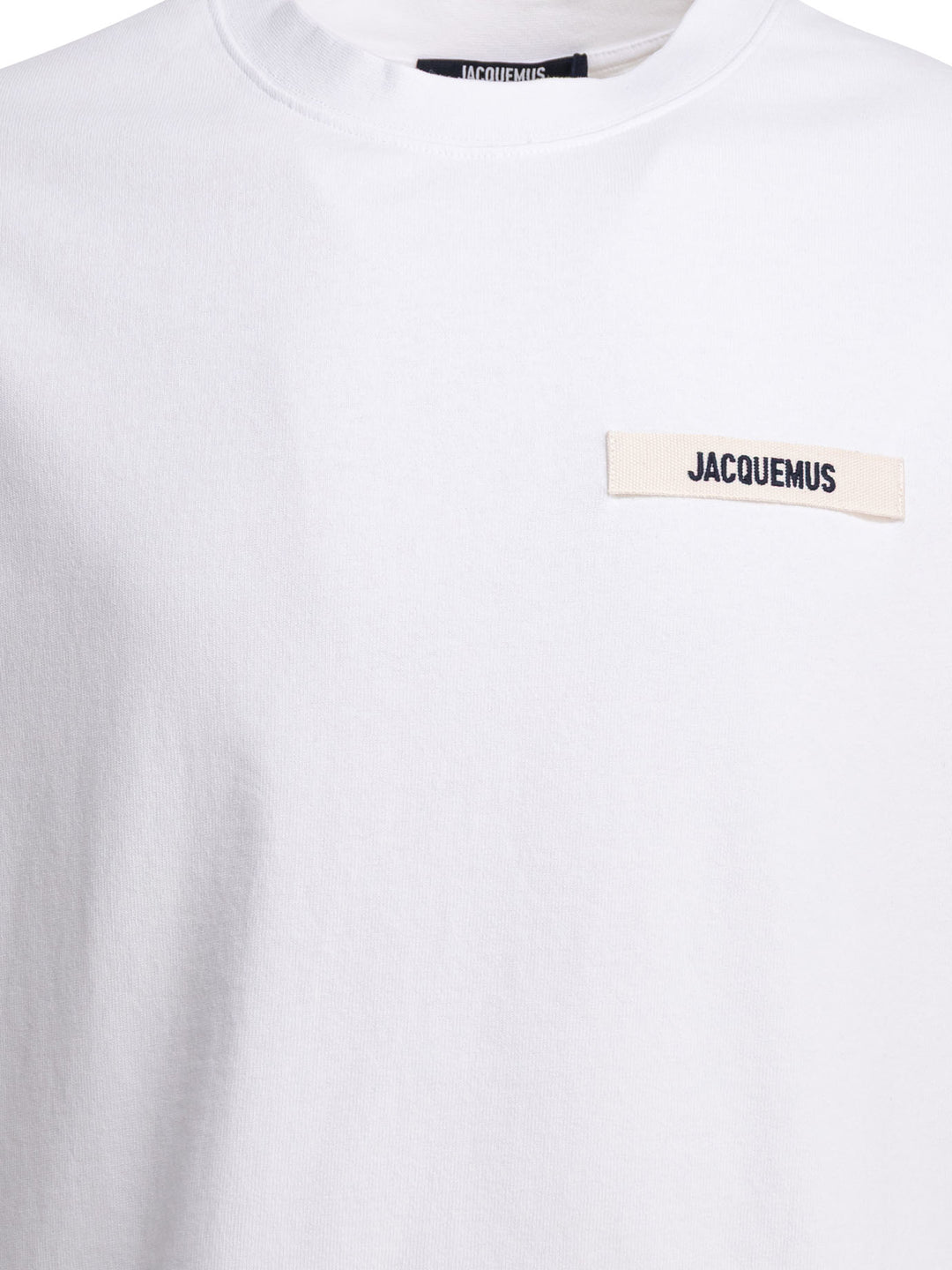 Jacquemus Gros Grain T-shirts - White | f8a3fcb24d8104012cca3ad6026fae54ed56db43