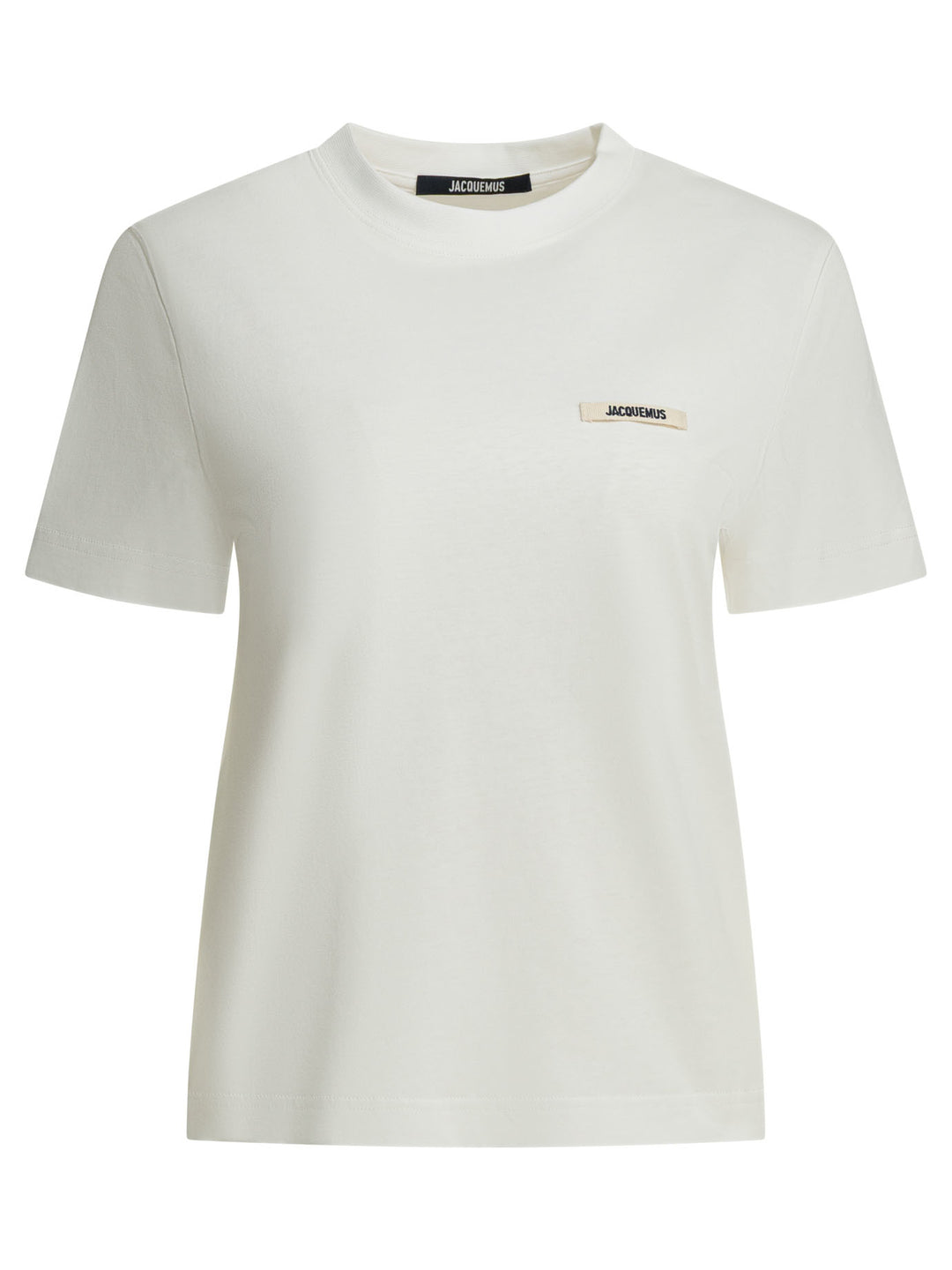 Jacquemus Gros Grain T-shirts - White | f36899fc824e6299e595829957c49a5f84681023