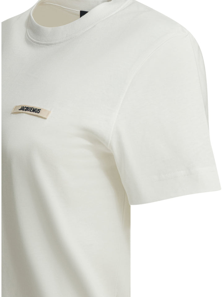 Jacquemus Gros Grain T-shirts - White | c5406097786ba61d370925c3d127b385418b8352