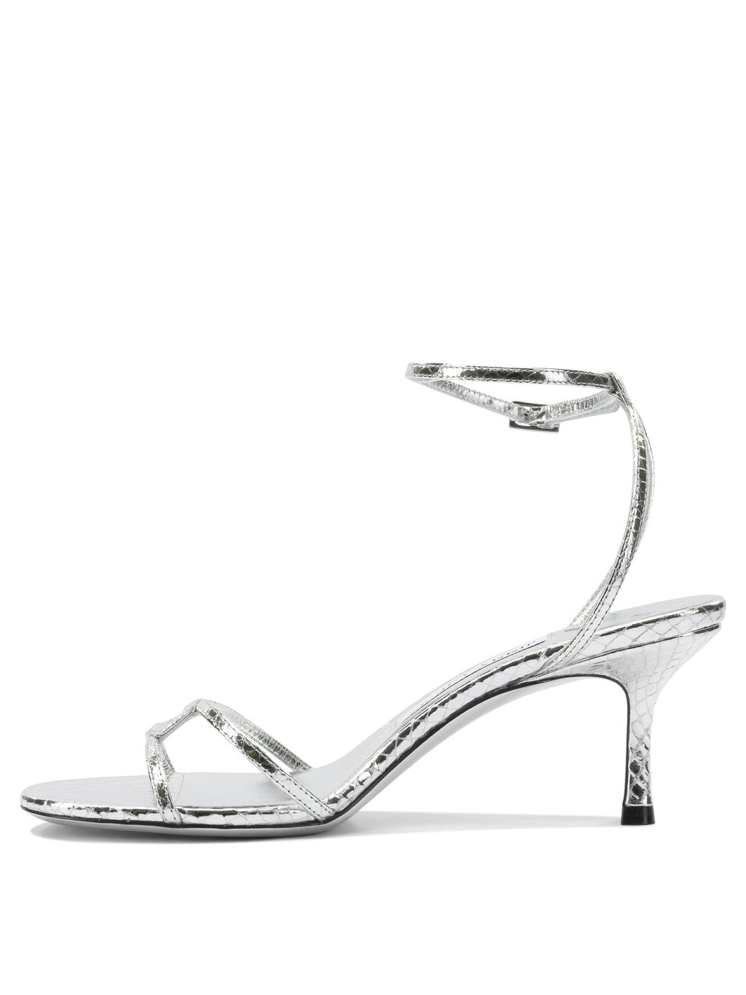 Jimmy Choo Leo 100mm Sandals - Silver | f2d61c4fc1f0fd60bc0ccce98113f830cc383352