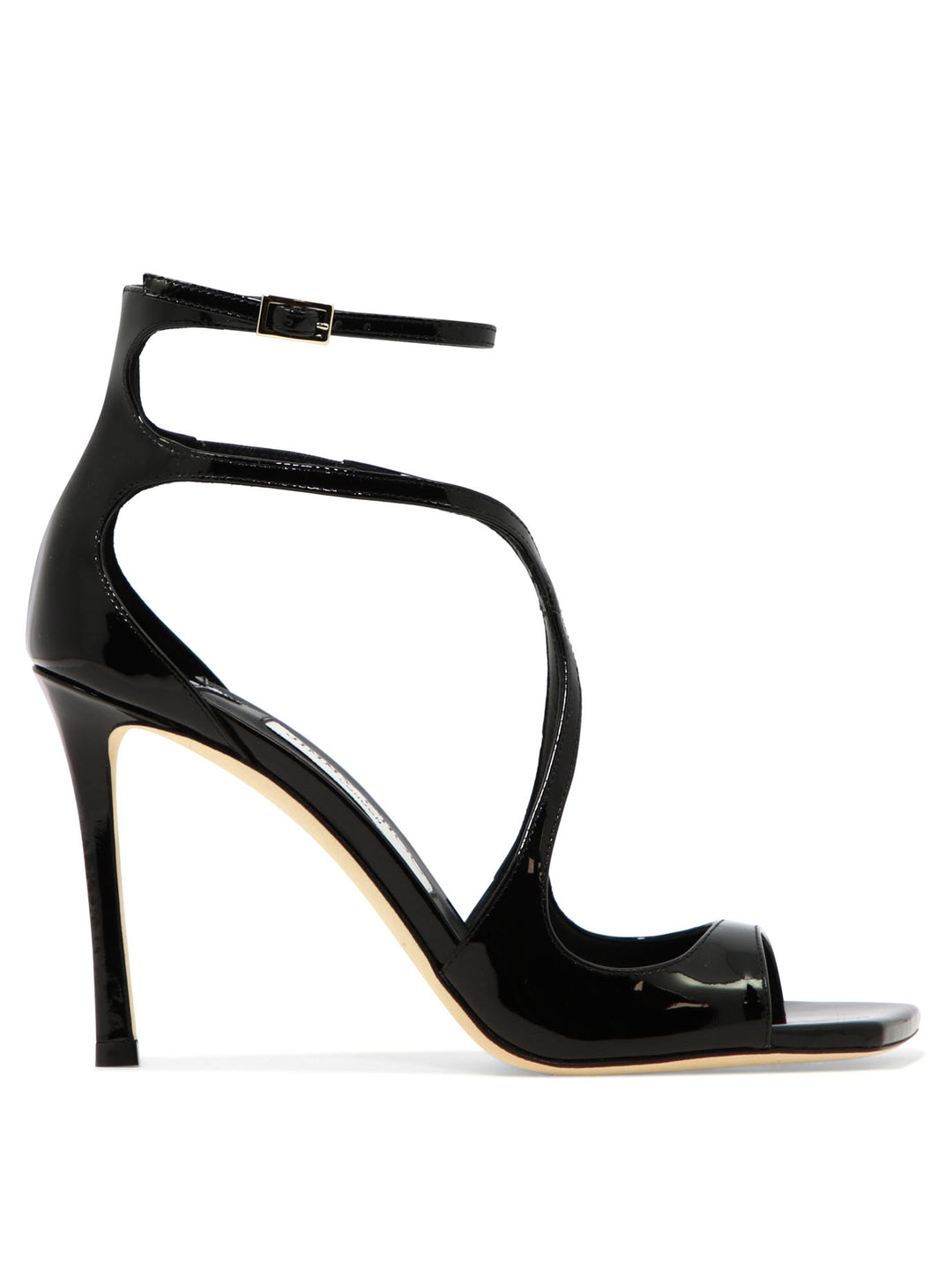 Jimmy Choo Azia 95mm Sandals - Black | a2aaf96dc6dc0b8ad0c99ab334abc3cb7d2a0972