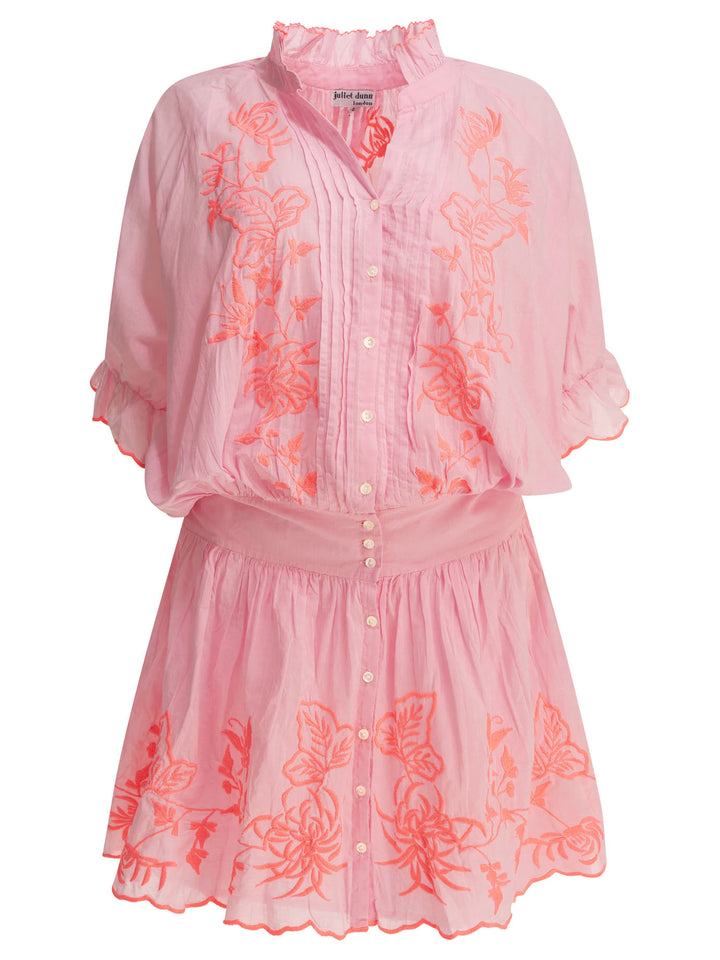 Juliet Dunn Short Shirt Dress Dresses - Pink | 1cddff683e7dd3b4d4512ee1c622a9ab0cce0dfe