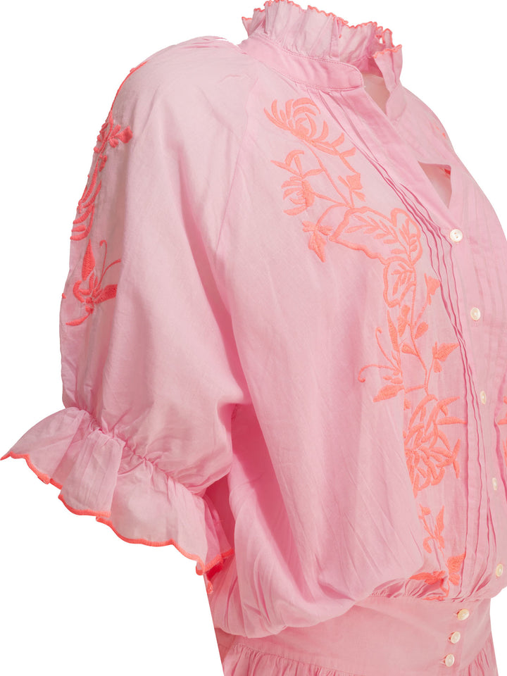 Juliet Dunn Short Shirt Dress Dresses - Pink | bc7f2f2dd3385b21b715b12d3ae287107a39abf9