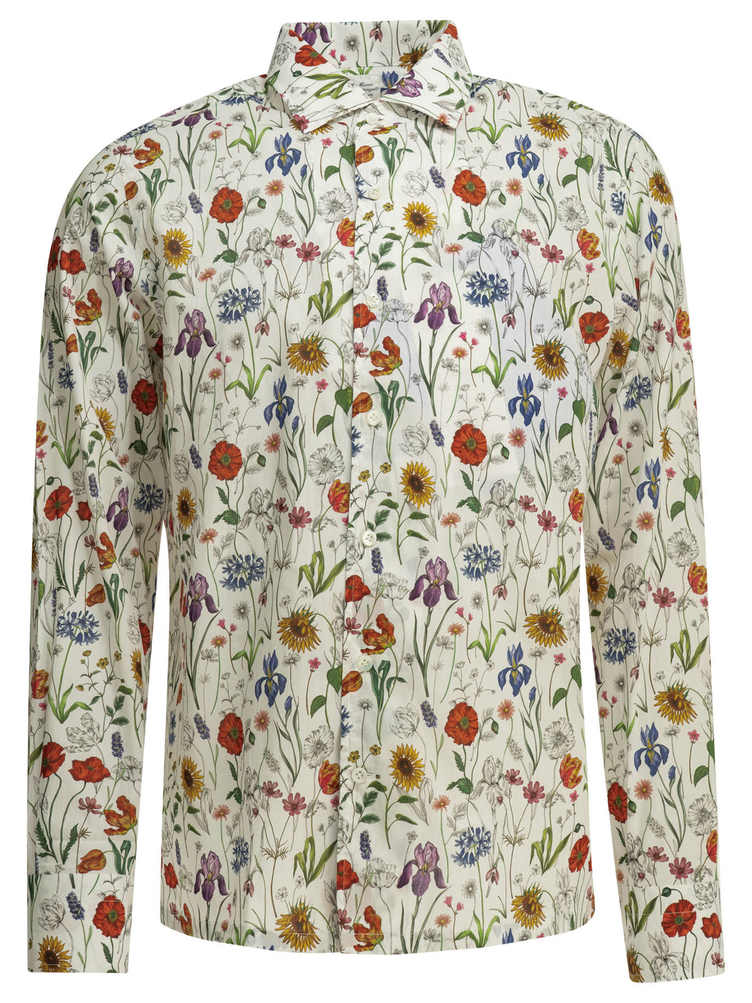 Junya Watanabe Man Casual Floral Shirt Shirts - White | 14c9330ceba9ed46d34b5031c993b46e4ef1ca64