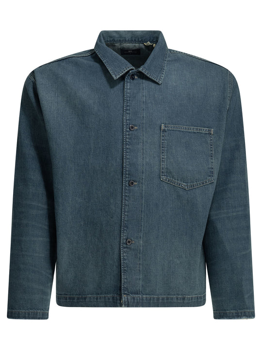 Shacket Jackets And Coats Light Blue
