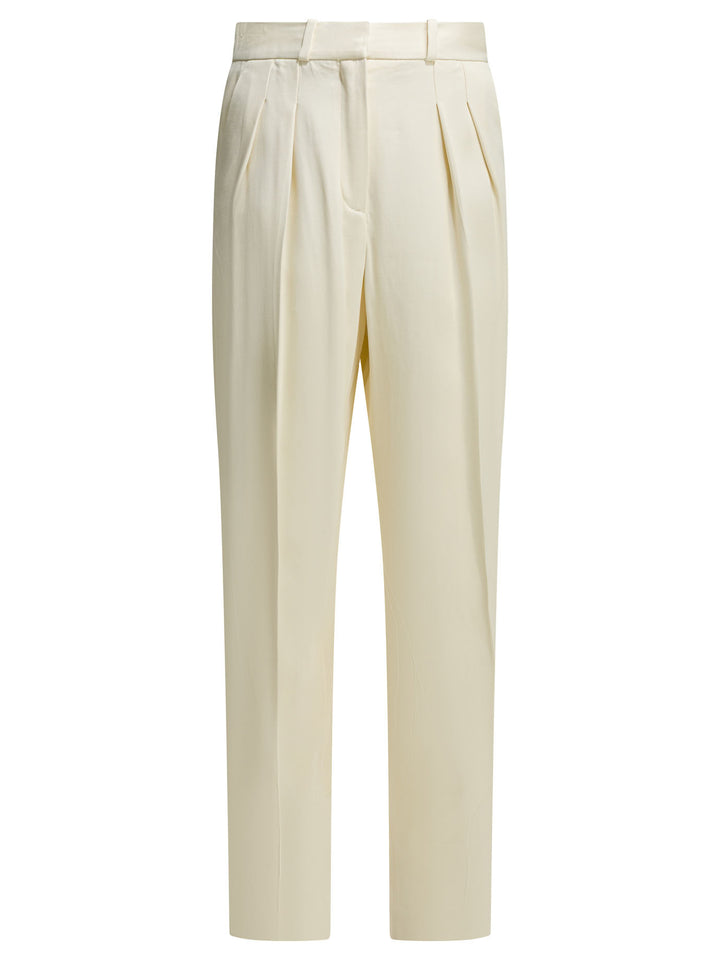 Loulou De Saison  Trousers - White | 416040d45d1e36f1c9009bc884ab52b5f719afd9