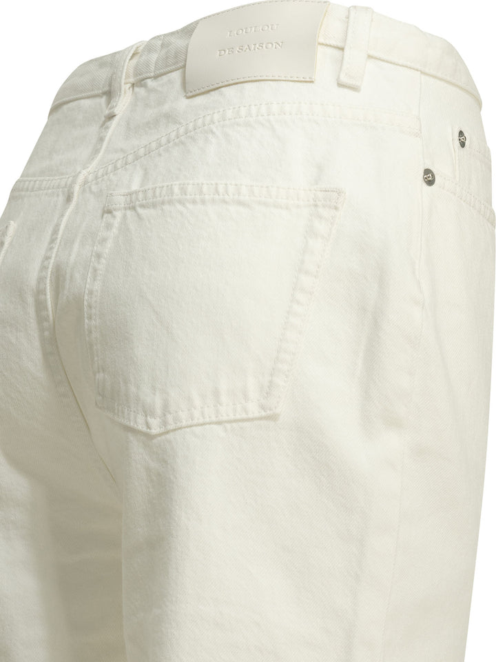 Loulou De Saison  Jeans - White | ac420dfe59fcd59e94bdd9d16d35d1e9a886df64
