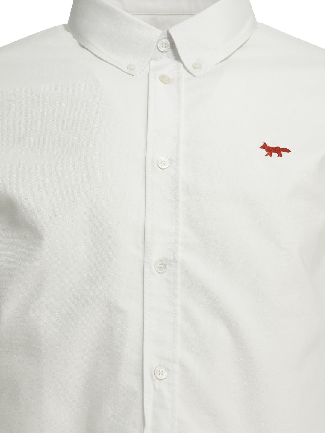 Maison Kitsuné Profile Fox Shirts - White | 5d39608da8aec224908c02bf685fd41fde922e43