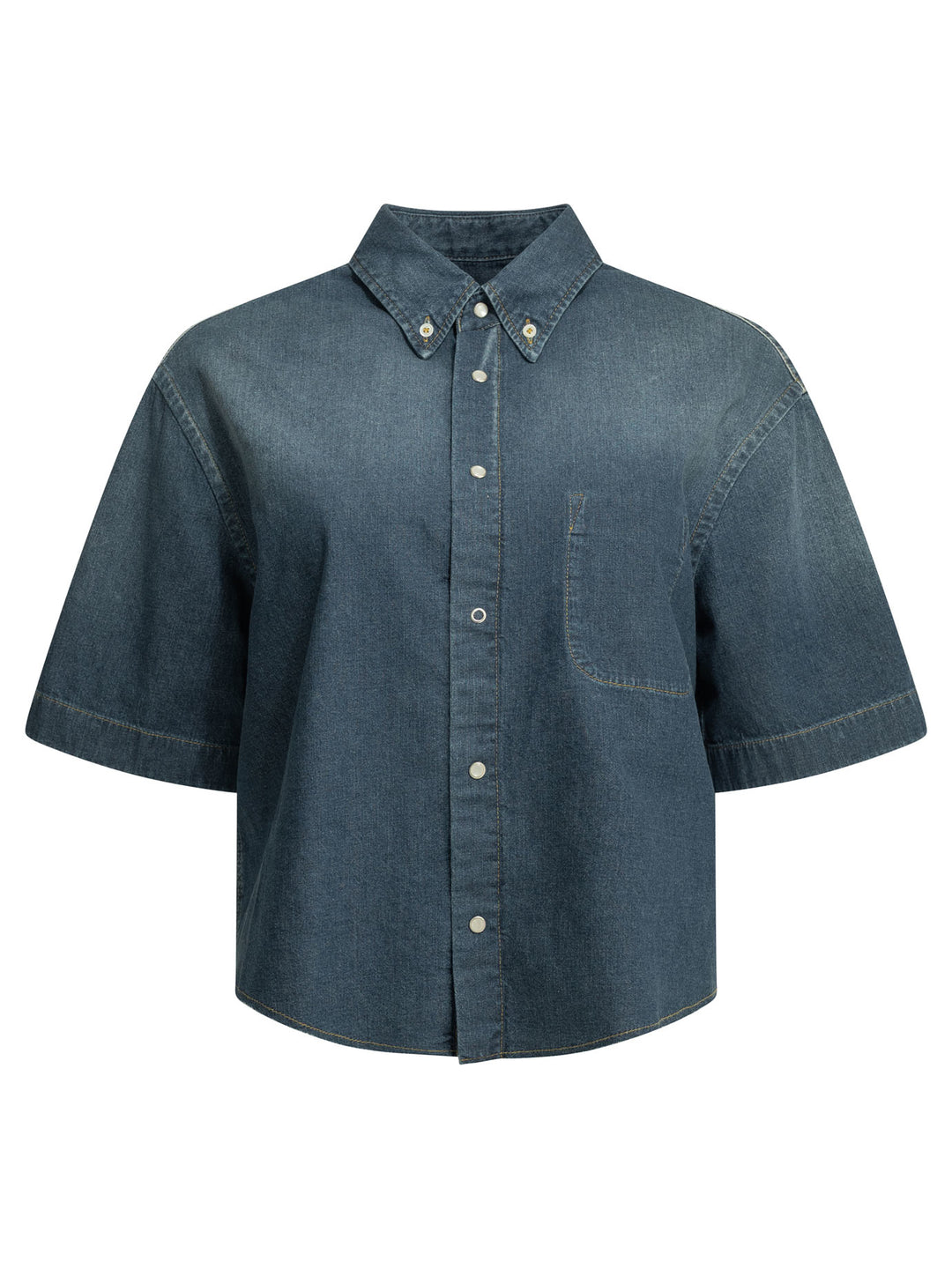 Maison Margiela Casual Denim Shirt Shirts - Blue | eff3db6bbaa4e9ad0c4a045f3b92759386cefc36