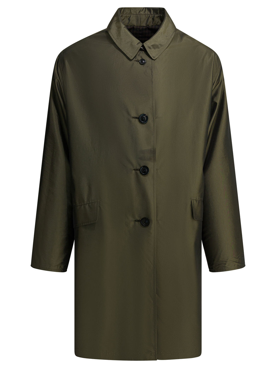 Maison Margiela Plaid Raincoat Jackets and Coats - Green | 0762a8c76374194dc44178b682fa6c340ced2e4f