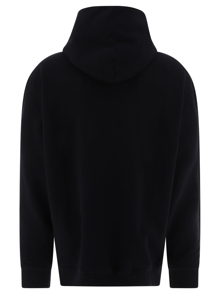 Maison Margiela Hoodie With Logo Sweatshirts - Black | b9981ac123d5597929f9b15c202e7f96106ab8ab