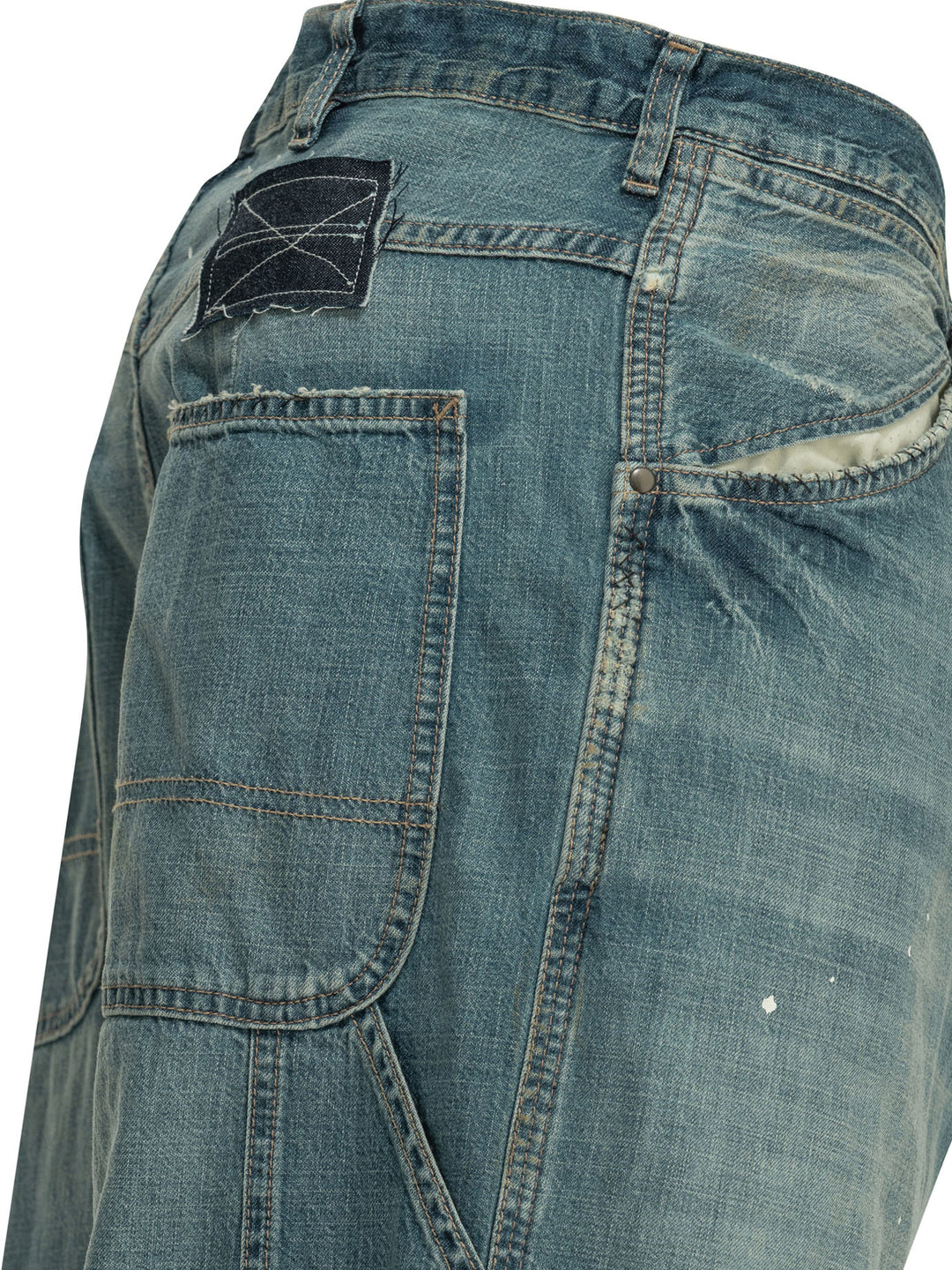 Maison Margiela Wide Leg Jeans - Light blue | 5c3111c49c131eeedde3c64a4856ad2e41a1d7e2
