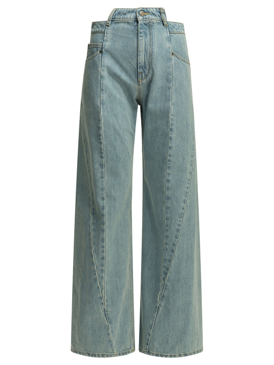 Wide Leg Jeans Light Blue