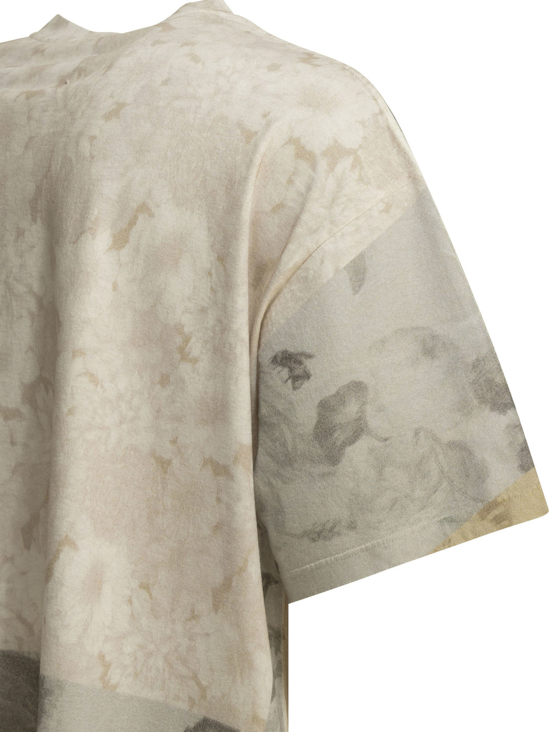 Maison Margiela Floral Crewneck T-Shirt T-shirts - Beige | 2fdbd794e47a1fb62df37cd1d9dcb0e82c7adb21