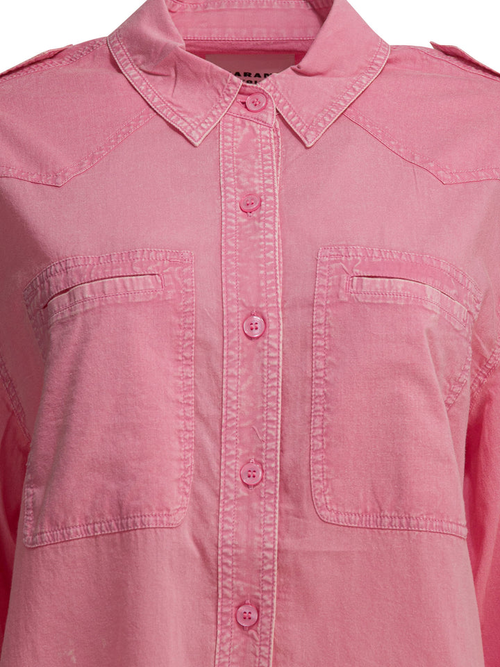 Marant ÉToile Valiane Shirts - Pink | c8f5cfcd3b68f4fe85ea21cb0a103ba09660b8a6