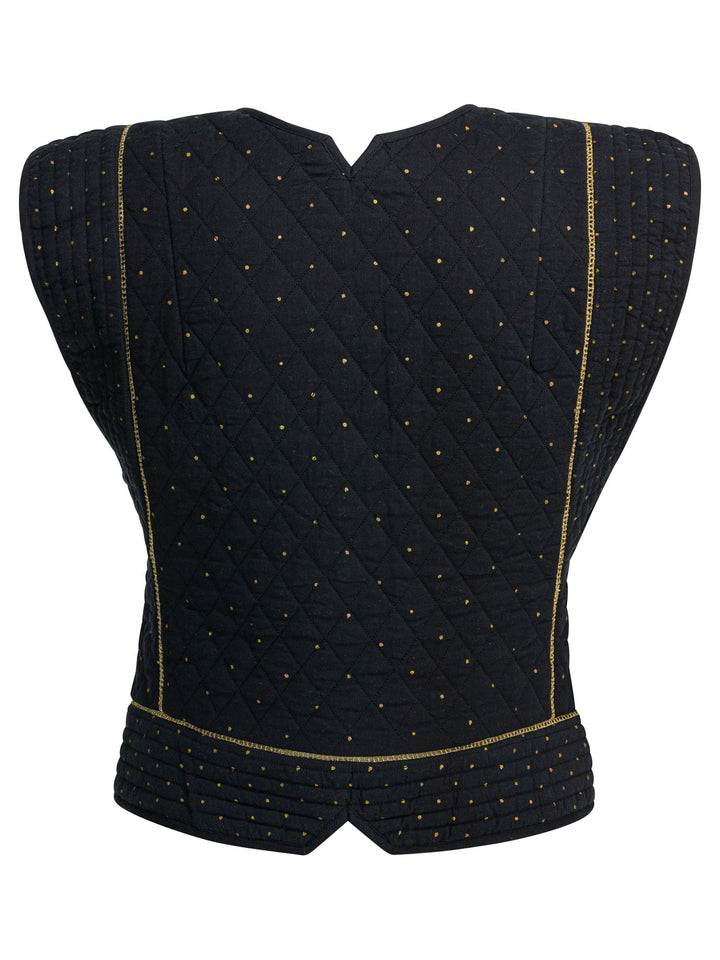 Marant ÉToile Volana Jackets and Coats - Black | dd896a79057291f57457f9e178f648578586494c