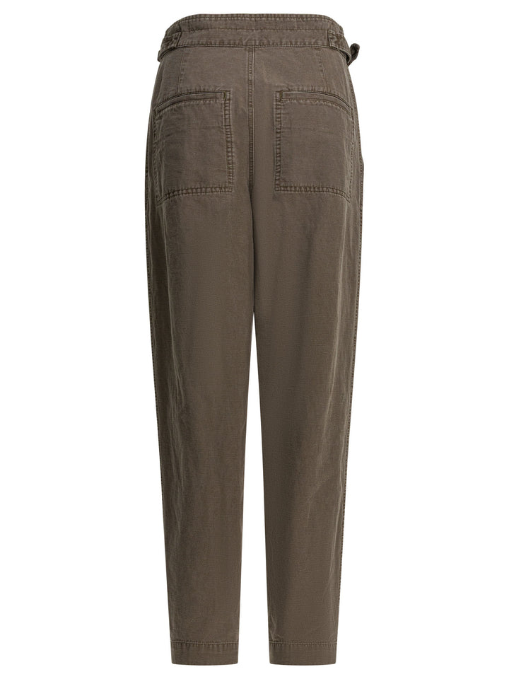 Marant ÉToile Neriah Trousers - Brown | 6464e5c853104d5c12bd76602fa738ed1cb77241