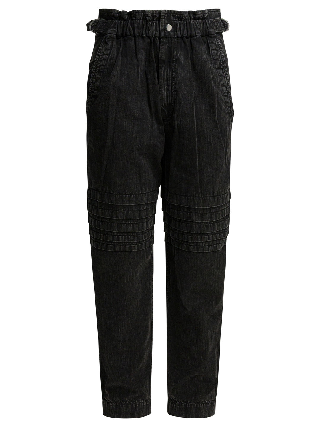 Marant ÉToile Mellya Trousers - Black | 6396c9fd510313fcf643fca4efb179e59b877421