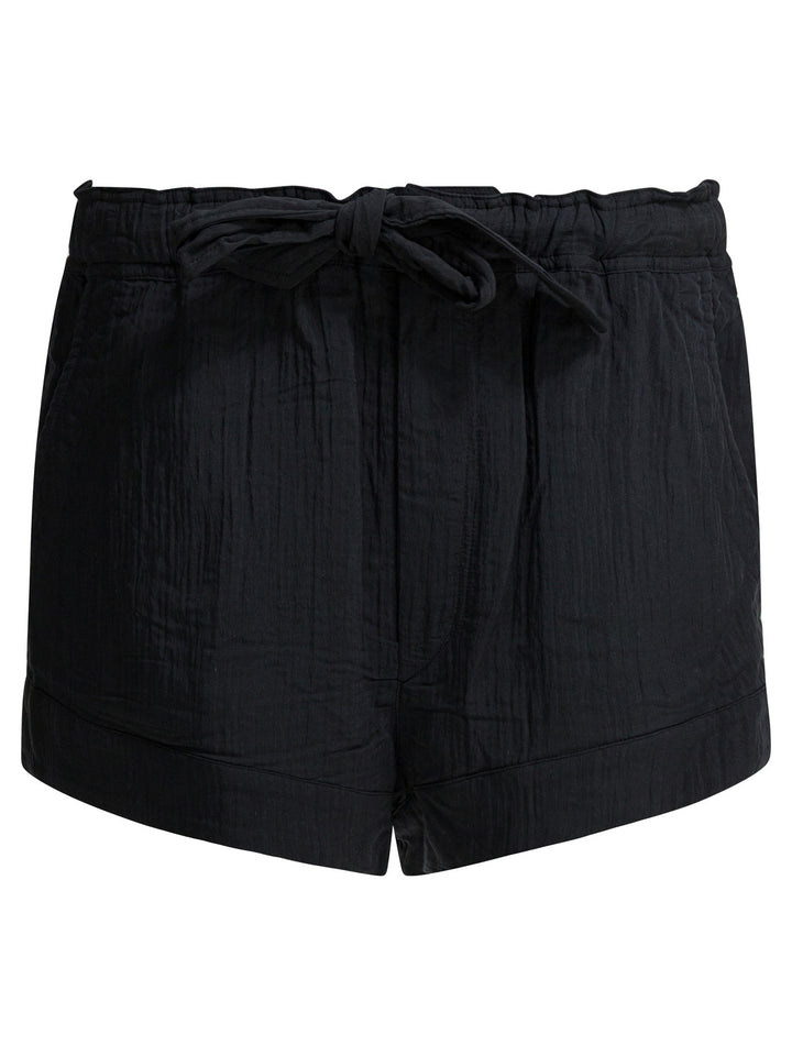 Marant ÉToile Birva Shorts - Black | 566fe5bed5df7c053a78063e0b97d2ca401af932