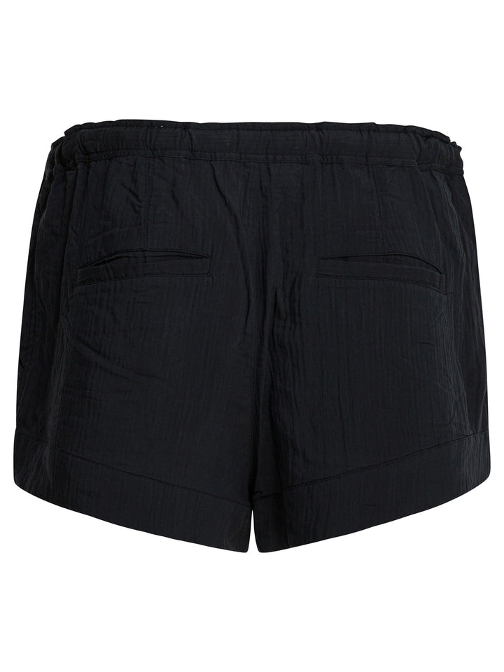 Marant ÉToile Birva Shorts - Black | 825b4136f346ae9ce5f4a0ff3617aff4e6c45eb2