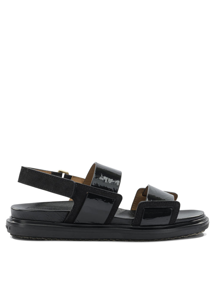 Marni Fussbett Sandals - Black | 313f0be1d0869409823d58ee74ac769f7dd2f979