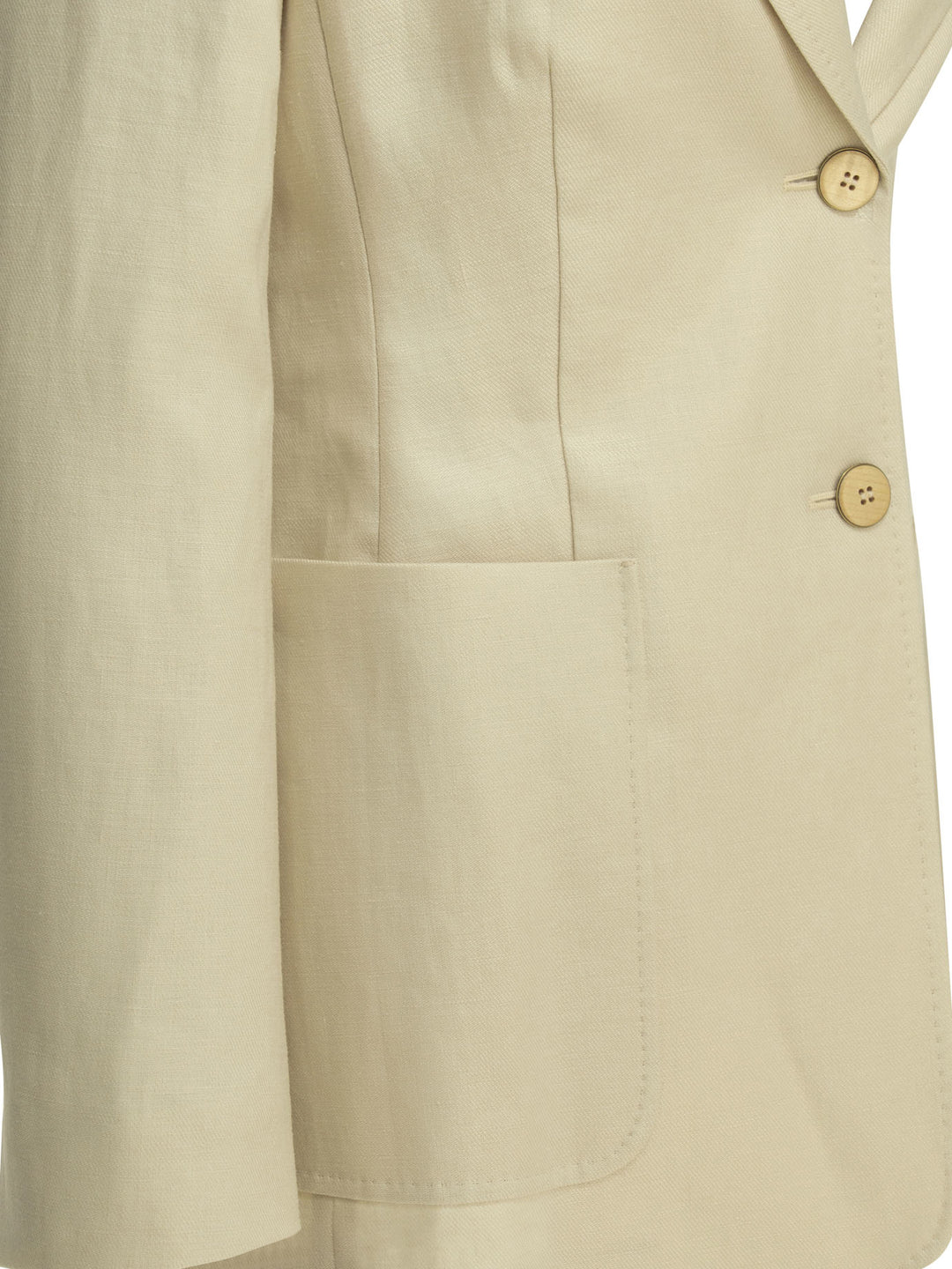 Max Mara Pure Linen Blazer Jackets and Coats - Beige | 991c9ca123cc871b9e5868dbc5ca10e409955219
