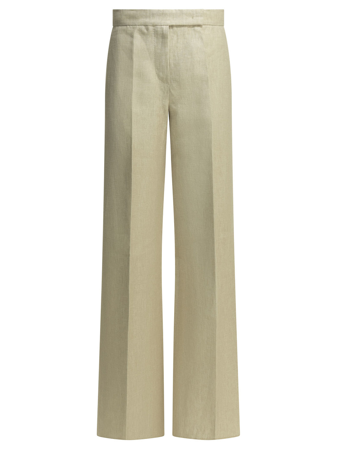 Max Mara Linen Tailored Pants Trousers - Beige | 2622e03a069533a96eb356fb6b4ffe8491bed324