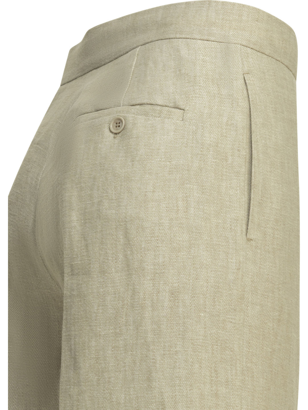 Max Mara Linen Tailored Pants Trousers - Beige | 98ddba563584bfad92c9c942daf773a3284ef8df