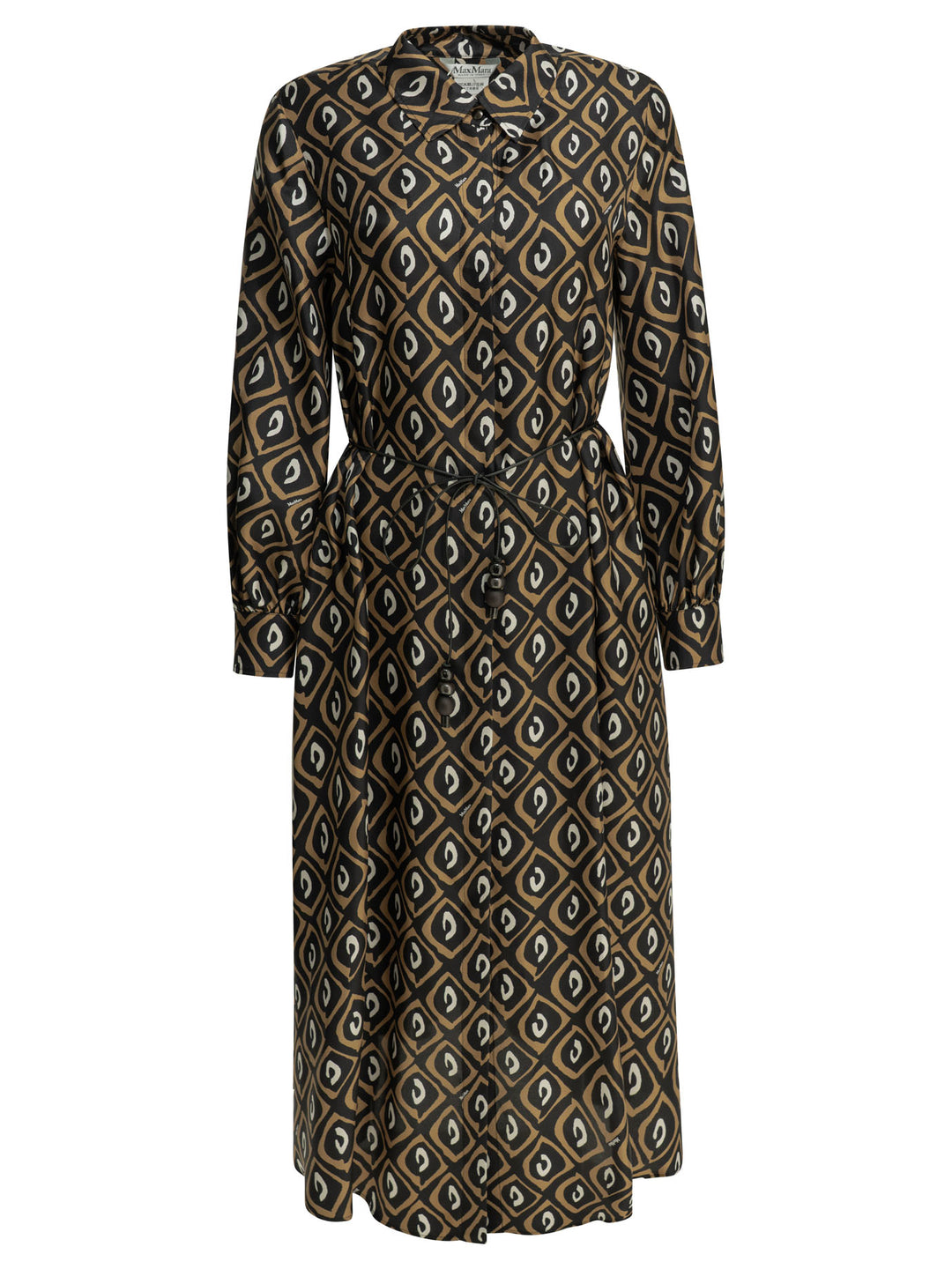 Max Mara Long Chemise Dress Dresses - Black | c76636cef5ca30ad9af09f17df8d6518431d0950