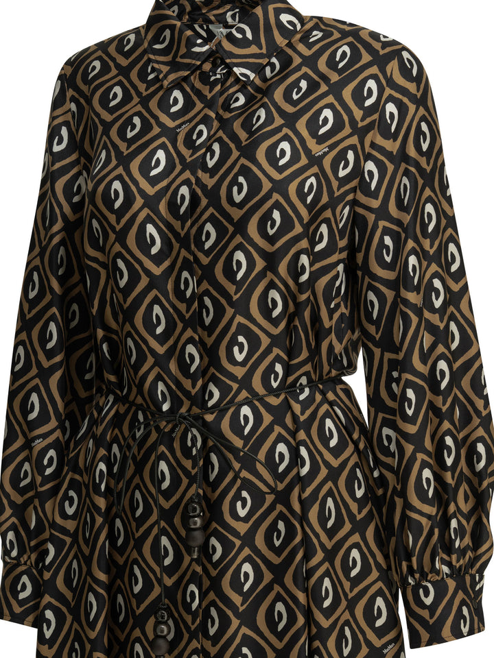 Max Mara Long Chemise Dress Dresses - Black | 37e55f1ec7892eb9955e75dfa443342023ed44fa