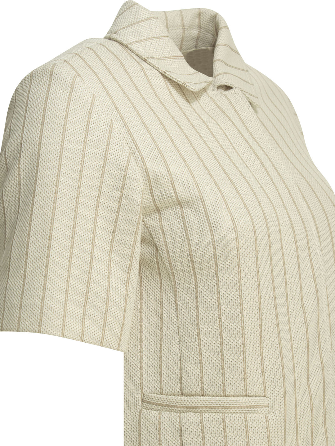 Max Mara Pinstripe Blazer Jackets and Coats - White | 47997bb38a04f179c172e03ce7913ef87899fab4