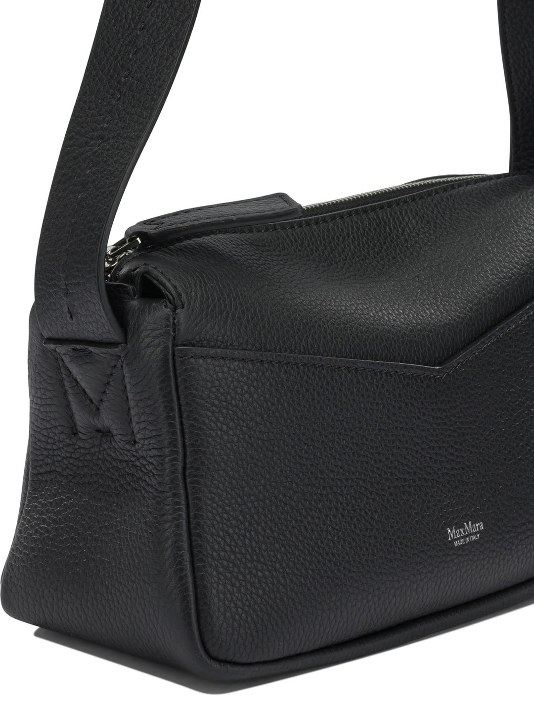 Max Mara Small Leather Shoulder Bag Shoulder Bags - Black | 923e6b56b7fd9e51befa172124c50ee26dd73a64