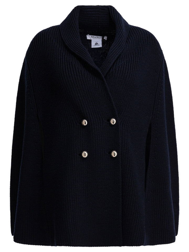 Max Mara Virgin Wool Cardigan Knitwear - Blue | 36318c4e610e907a5eb867fe0b101ca6eaf8fb9f