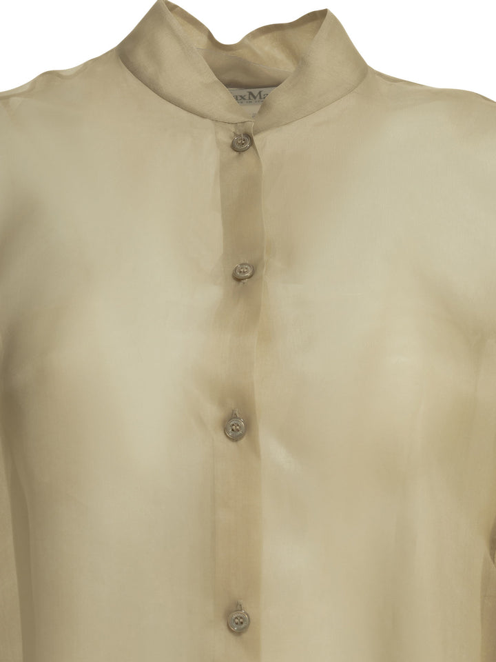 Max Mara Silk Blouse Shirts - Beige | b91c5b869c8b79d7f1ab5d0799efc4d12847ff97