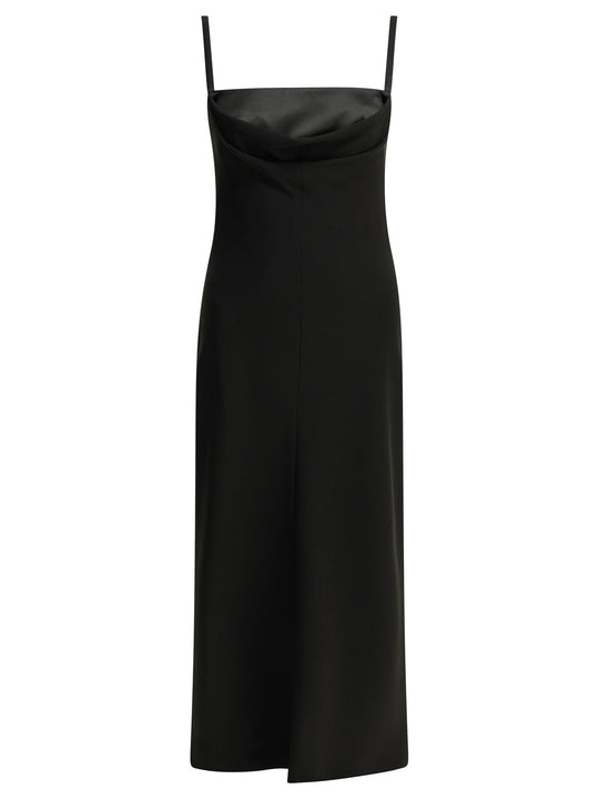 Sheath Midi Dress Dresses Black