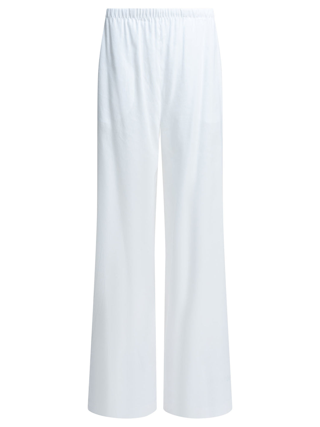 Max Mara Pure Casual Linen Blend Pants Trousers - White | d91ad034d1f1a7ceec99269d90fc6be4a5f4869d