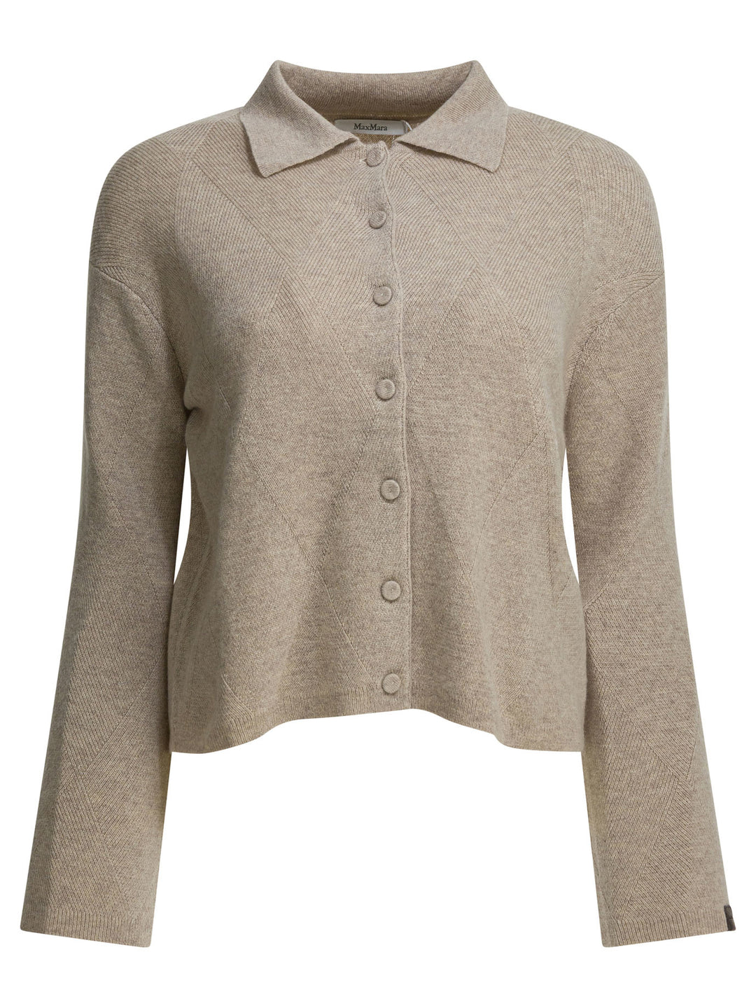 Max Mara Pure Cashmere Cardigan Knitwear - Beige | b280fccecbbd6e1e6b3e8e7bac7a8d65560f3c68