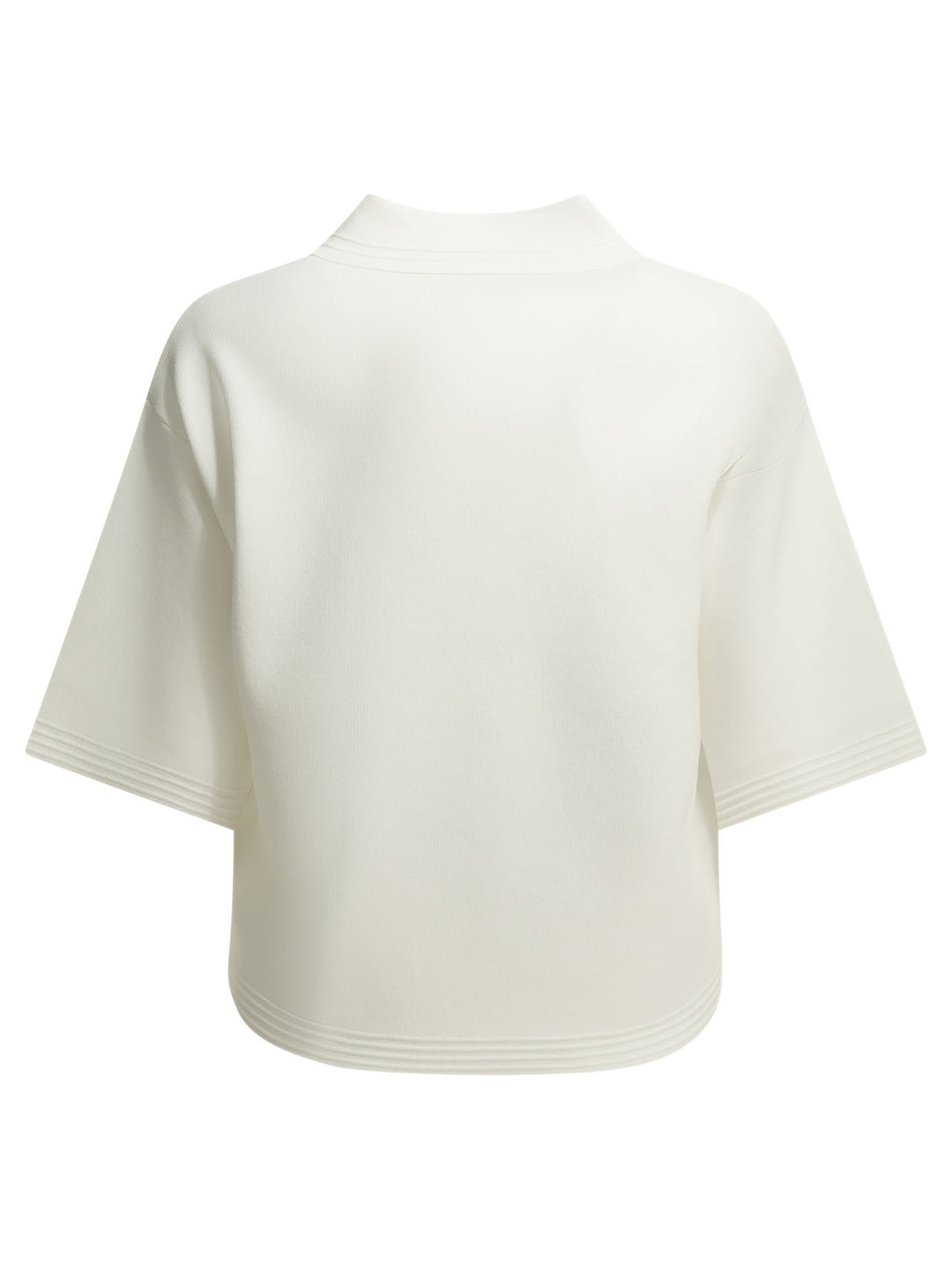 Max Mara Pure Polo Shirt Without Buttons Polo shirts - White | 92cd57b0eafc0b953f8d6bbae3e4824e61508711