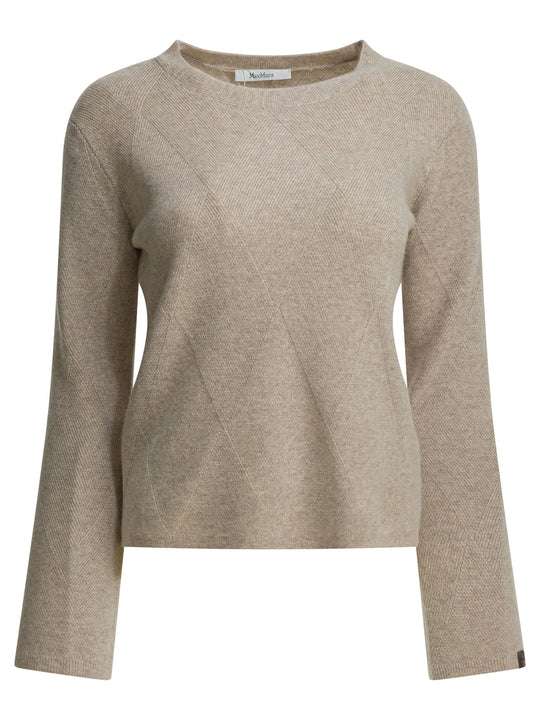 Cashmere Crewneck Sweater Knitwear Beige