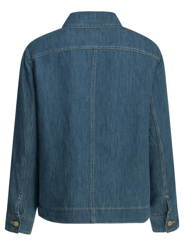 Max Mara S Casual Denim Shirt Shirts - Blue | a03d5e44bedad1cc9d0eab8f82550d3acf630252